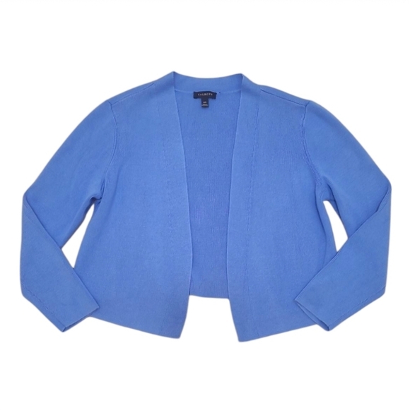 Talbots Classic Dress Shrug Short Cardigan Blue Size Extra Small - Picture 7 of 12